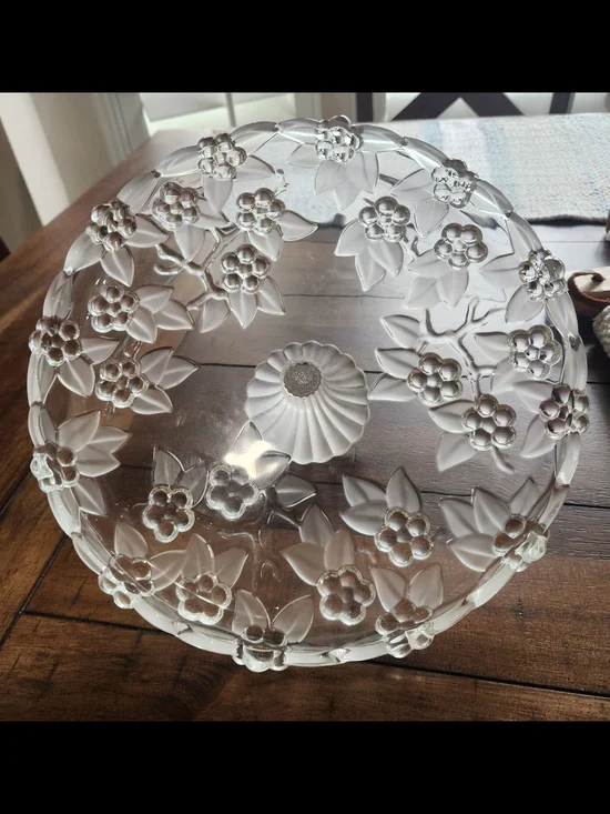 Vintage Mikasa Walther-Glass pedestal cake plate in the Carmen pattern - Picture 5 of 7